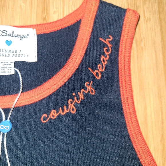 The Summer I Turned Pretty Women's Lounge Tank Top Pj Salvage Size XS - Picture 4 of 11
